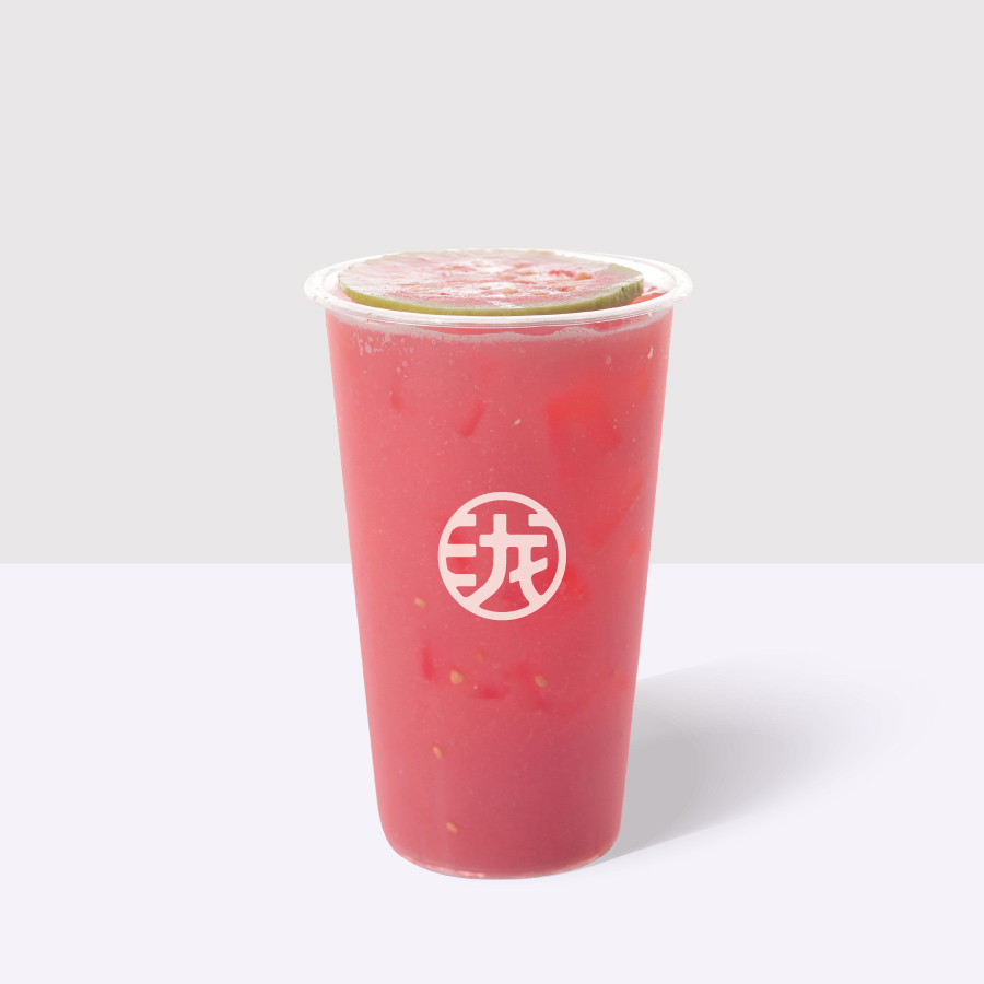 春雪桃芭乐冰茶