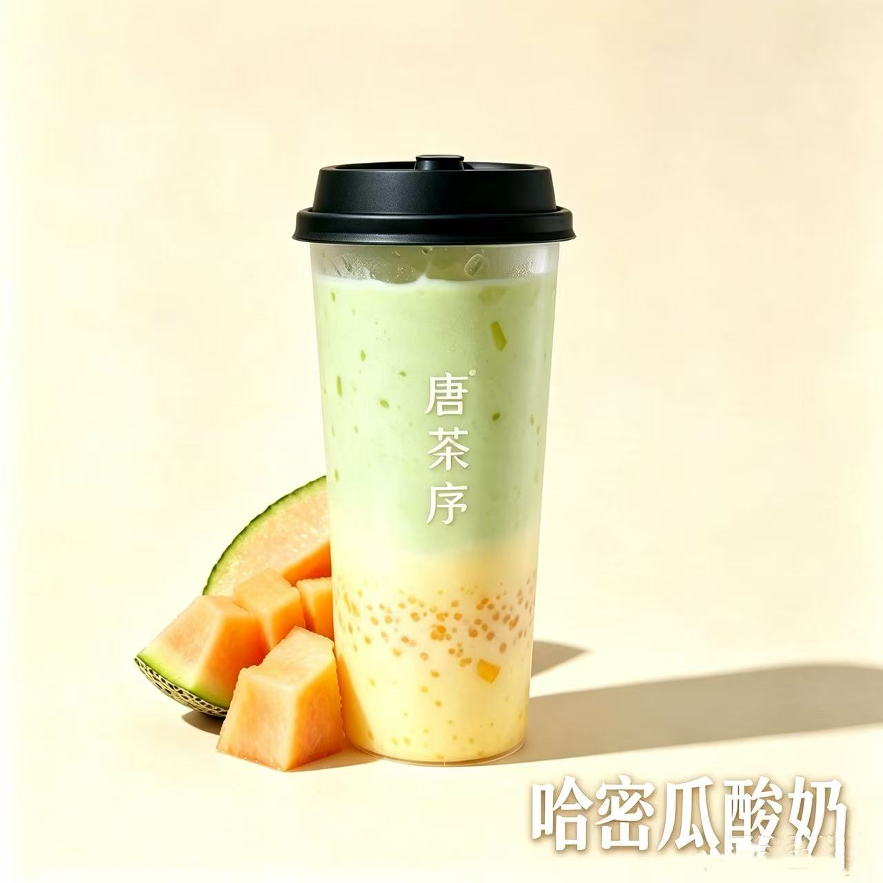 哈密瓜酸奶