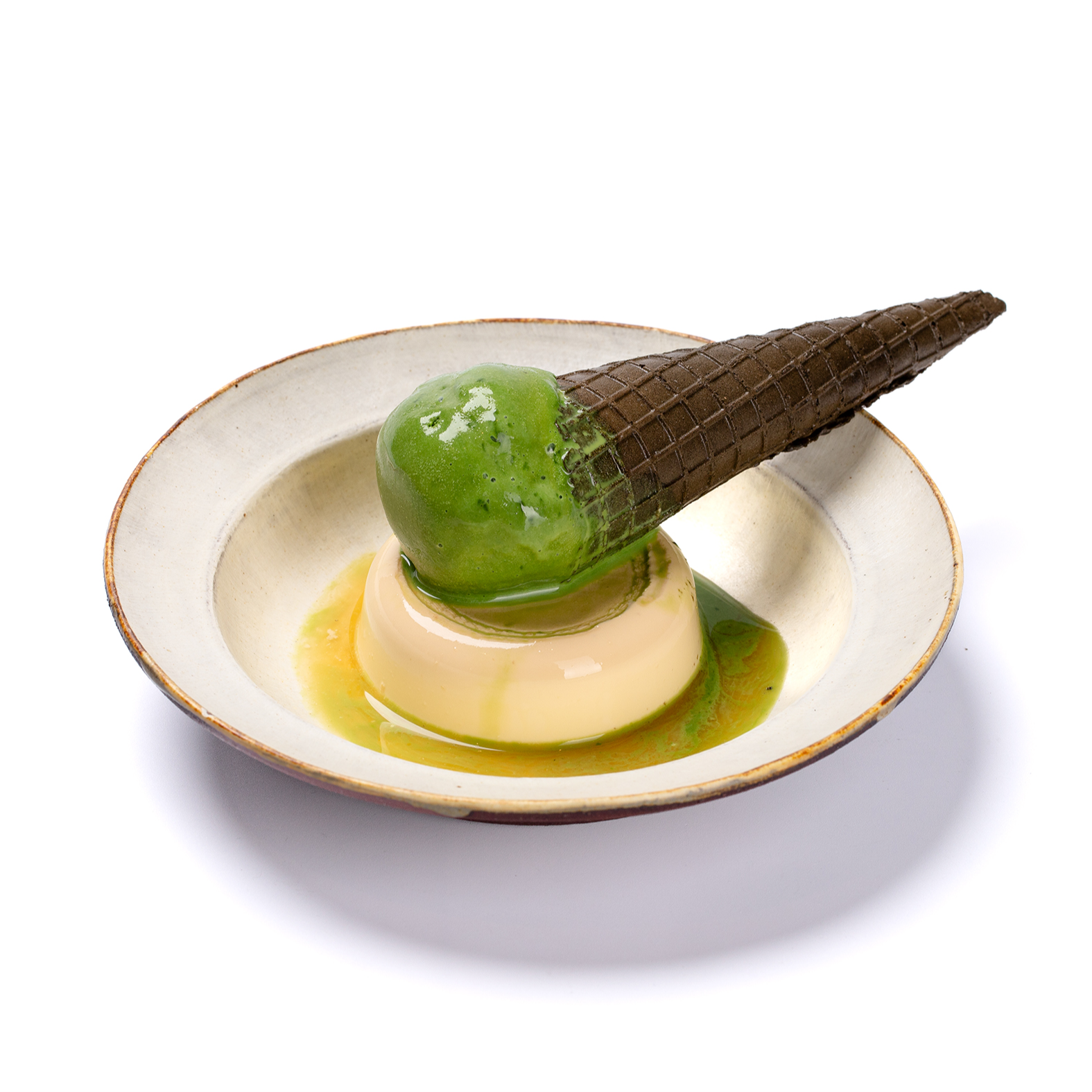 抹茶冰淇淋布丁