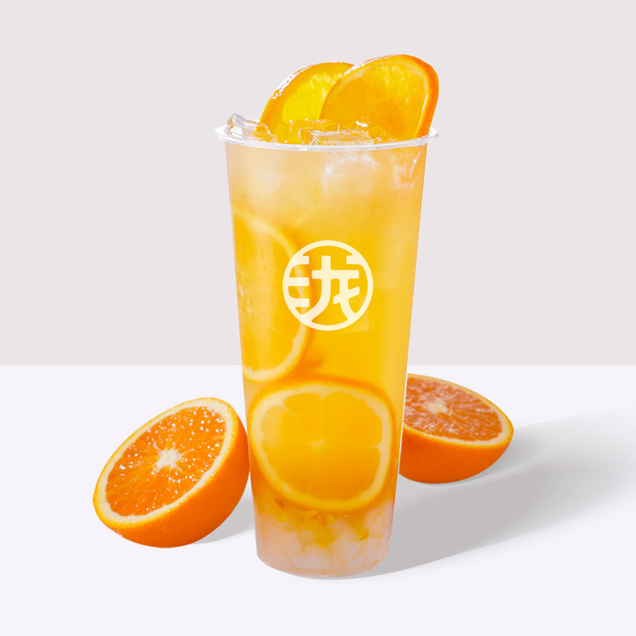 满杯鲜橙柚