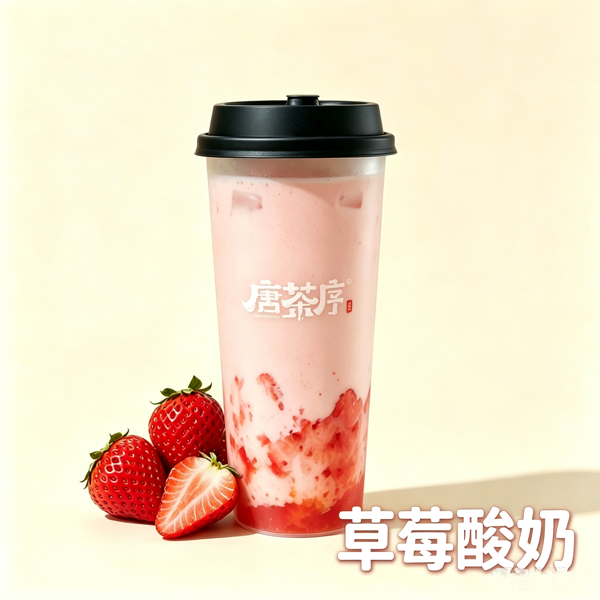 草莓酸奶