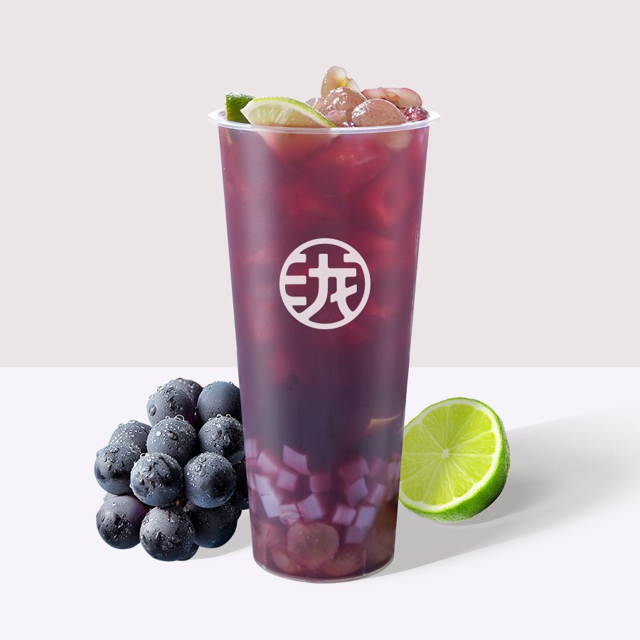 柠香葡萄冰茶