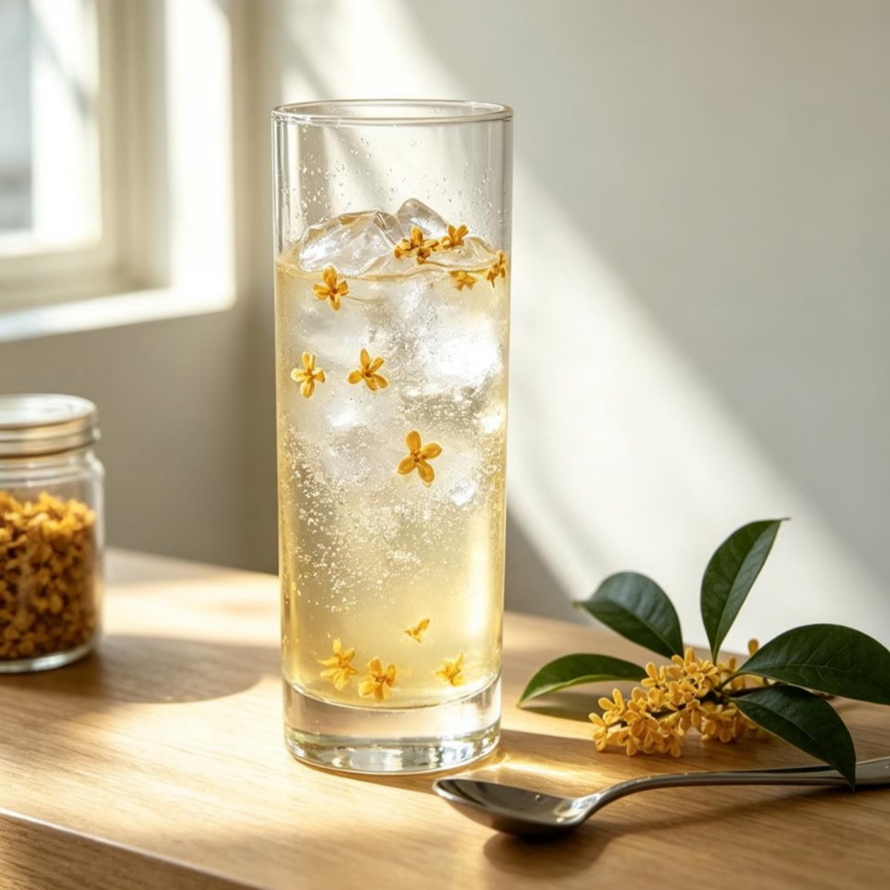 桂花茉莉柠檬茶