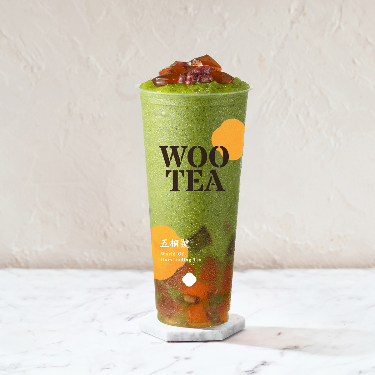 红豆粉粿抹茶冰