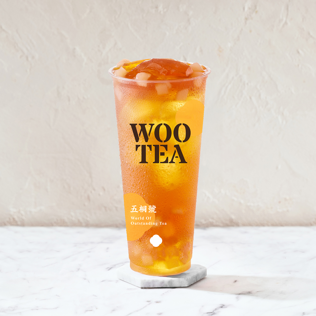蜜桃冰茶凍飲